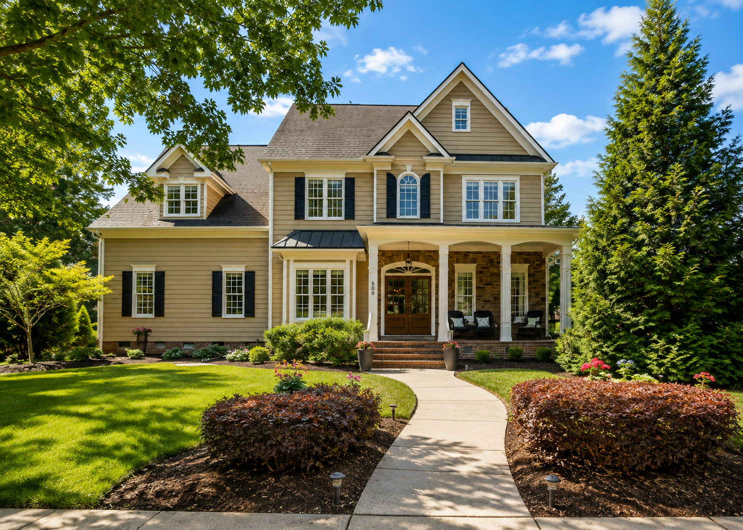 Большой отдельно стоящий дом в Carpenter Village, Cary NC
