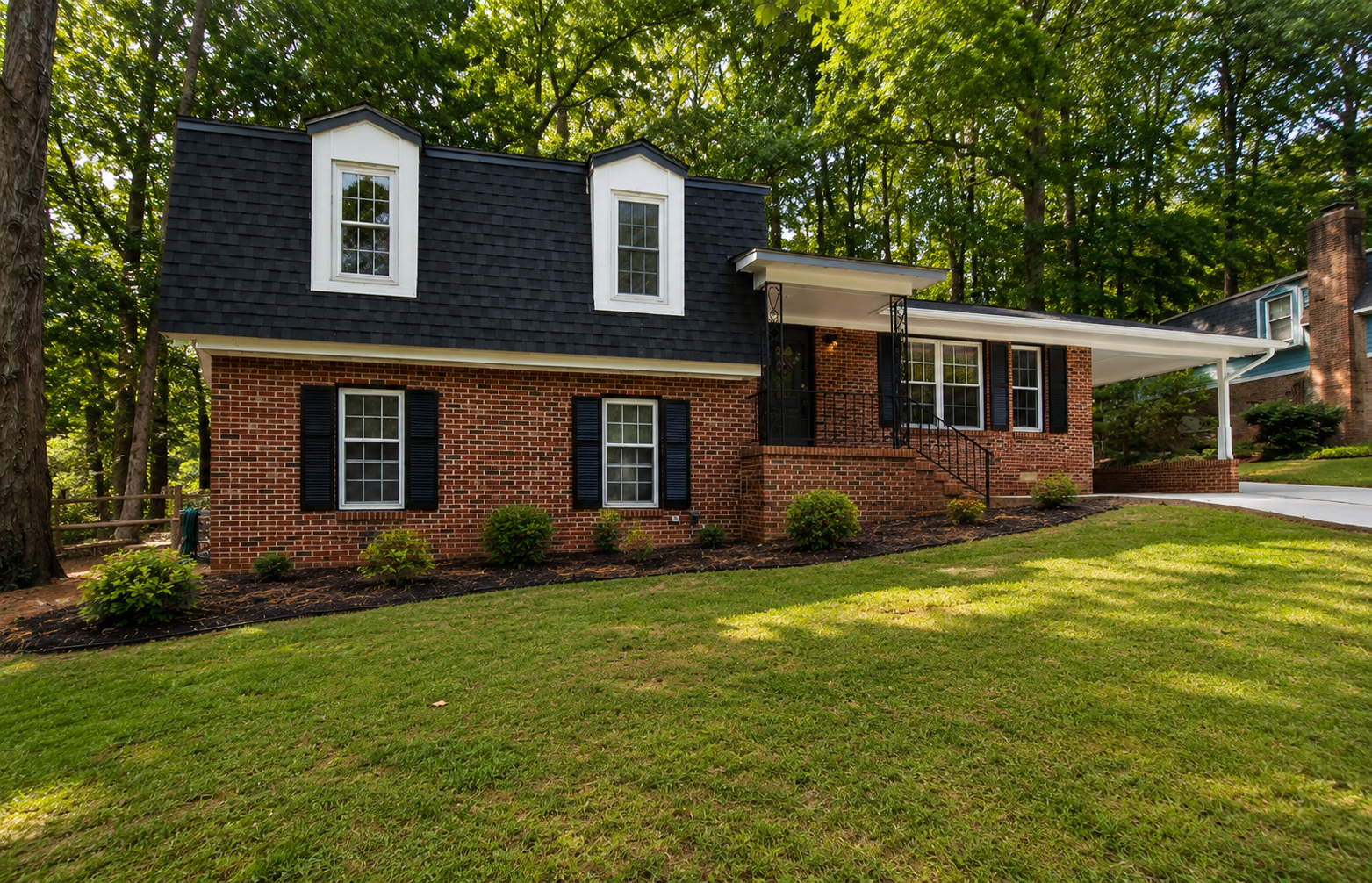 Split-level дом в Scottish Hills, Cary NC