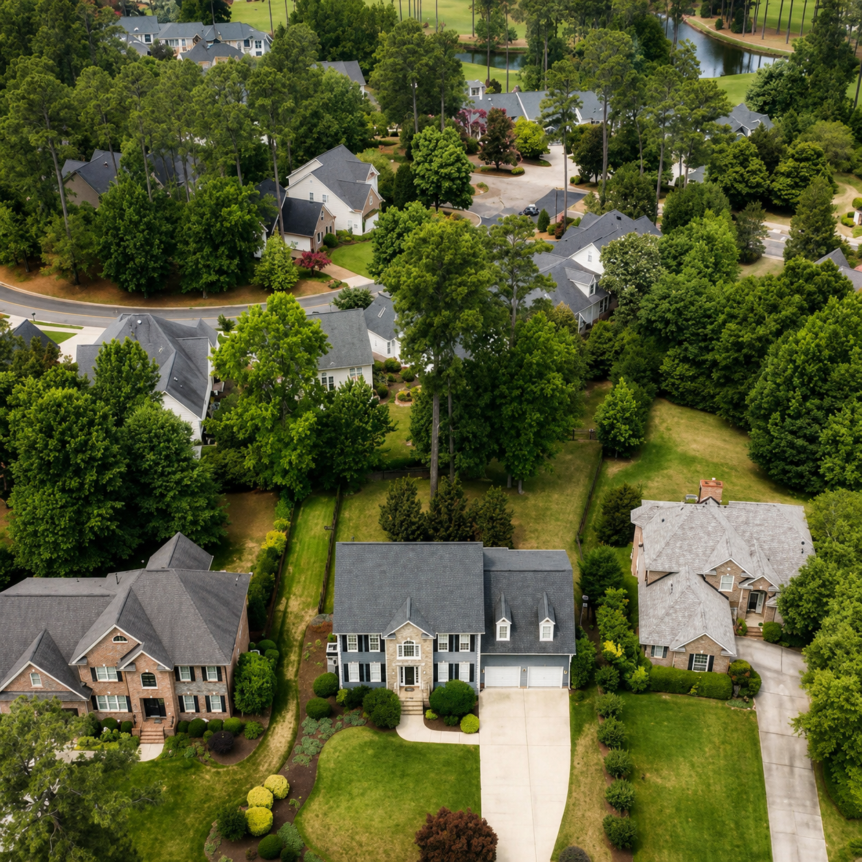 Крупный detached home в Preston Village, Cary NC