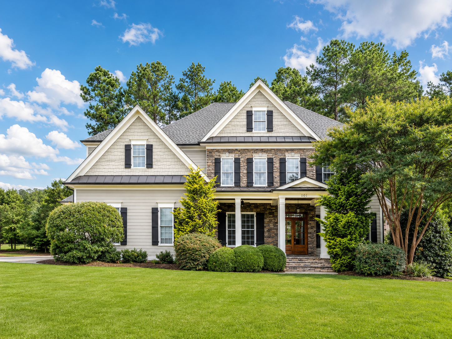 Просторный detached home в Highcroft, Cary NC
